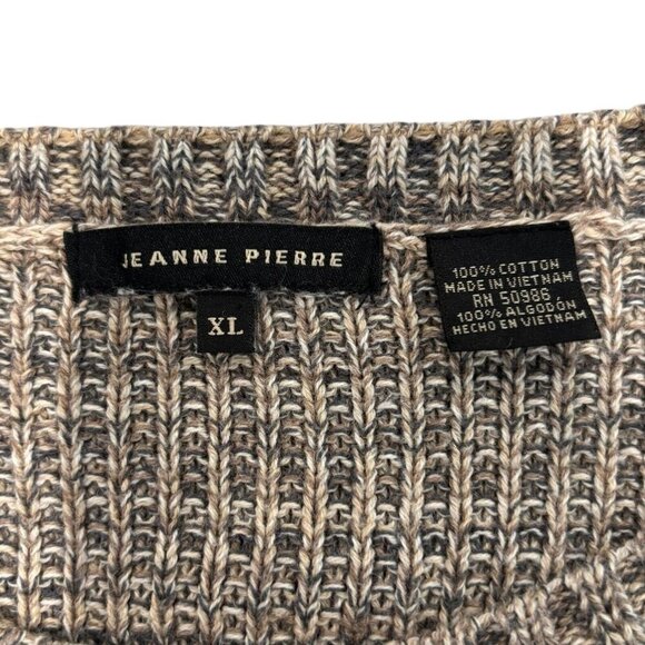 Jeanne Pierre Lattice‎ Knit Pullover Sweater Size XL – Cozy Winter Vibes - Picture 4 of 4